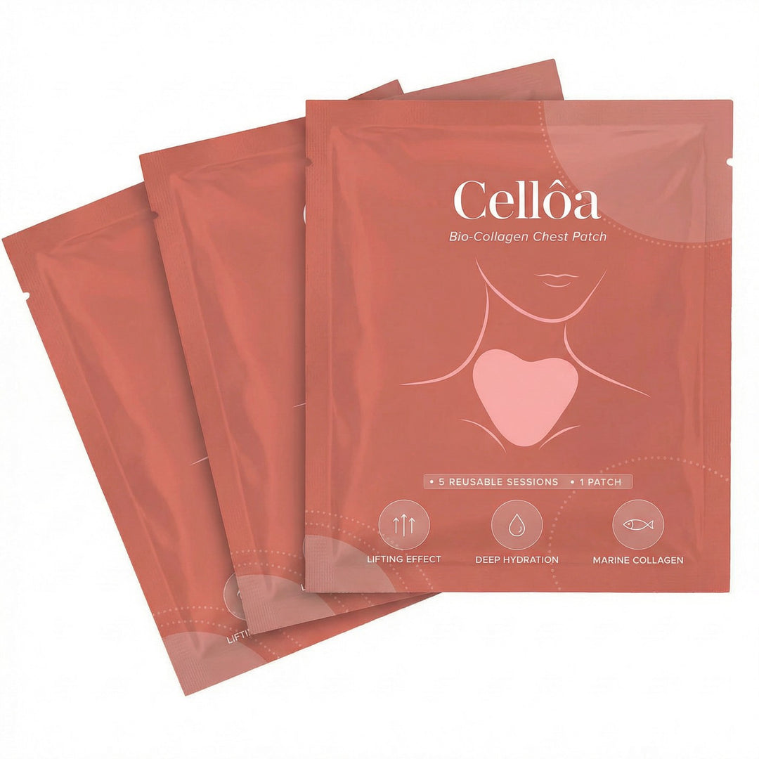 3 Extra Bio-Collagen Chest Patches (🏆 Most chosen)